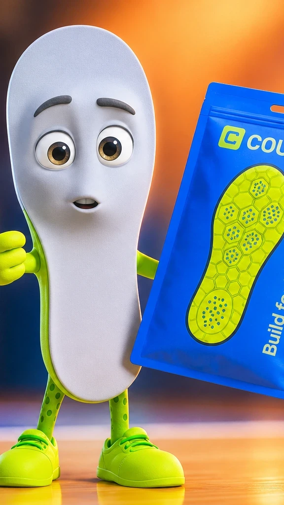 Pub Produit Vivant — semelle cartoon Pixar