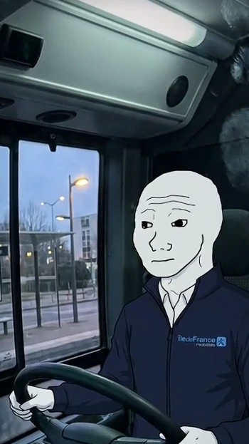 History Ads Wojak NPC — chauffeur de bus Île-de-France
